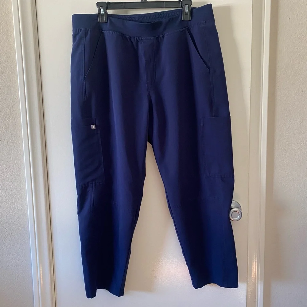 Figs Men’s Navy‎ Axim Scrub Pants, XL Short